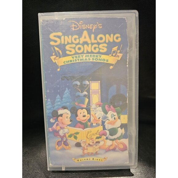 Disney’s Sing Along Songs VHS Very Merry Christmas Songs - No Original Cover - Picture 2 of 6